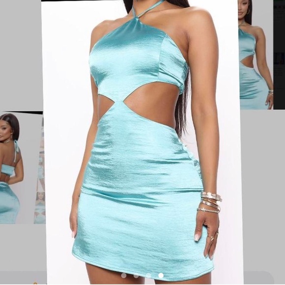 NWT SATIN DRESS 💧🦋 - Picture 4 of 4